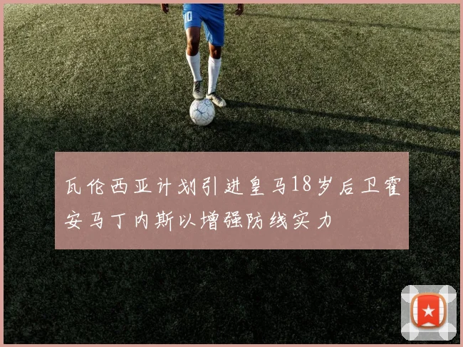 瓦伦西亚计划引进皇马18岁后卫霍安马丁内斯以增强防线实力